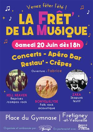 Fête de la musique à Fretigney et Velloreille