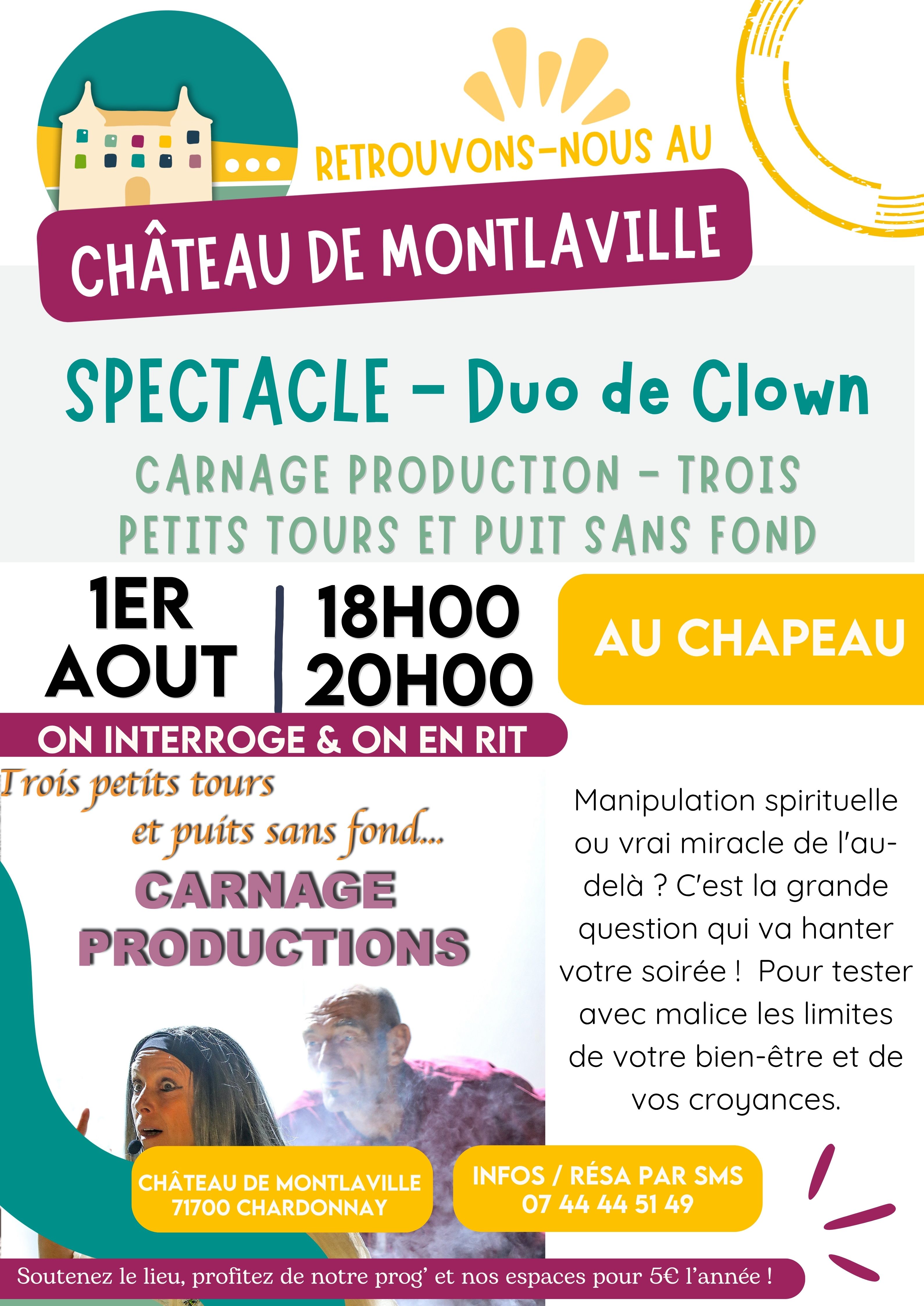 Spectacle - Trois petits tours et puit sans fond
