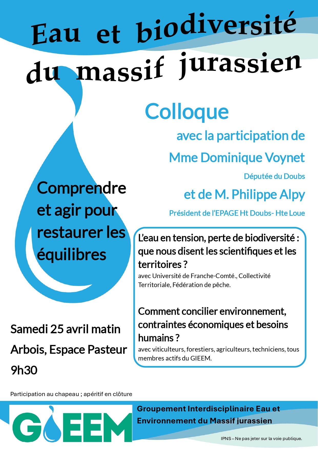 Eau et biodiversité du massif jurassien