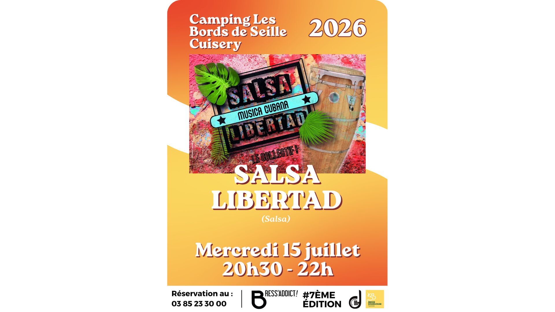 Garçon, la note : Salsa Libertad à La Guinguette des Bords de Seille