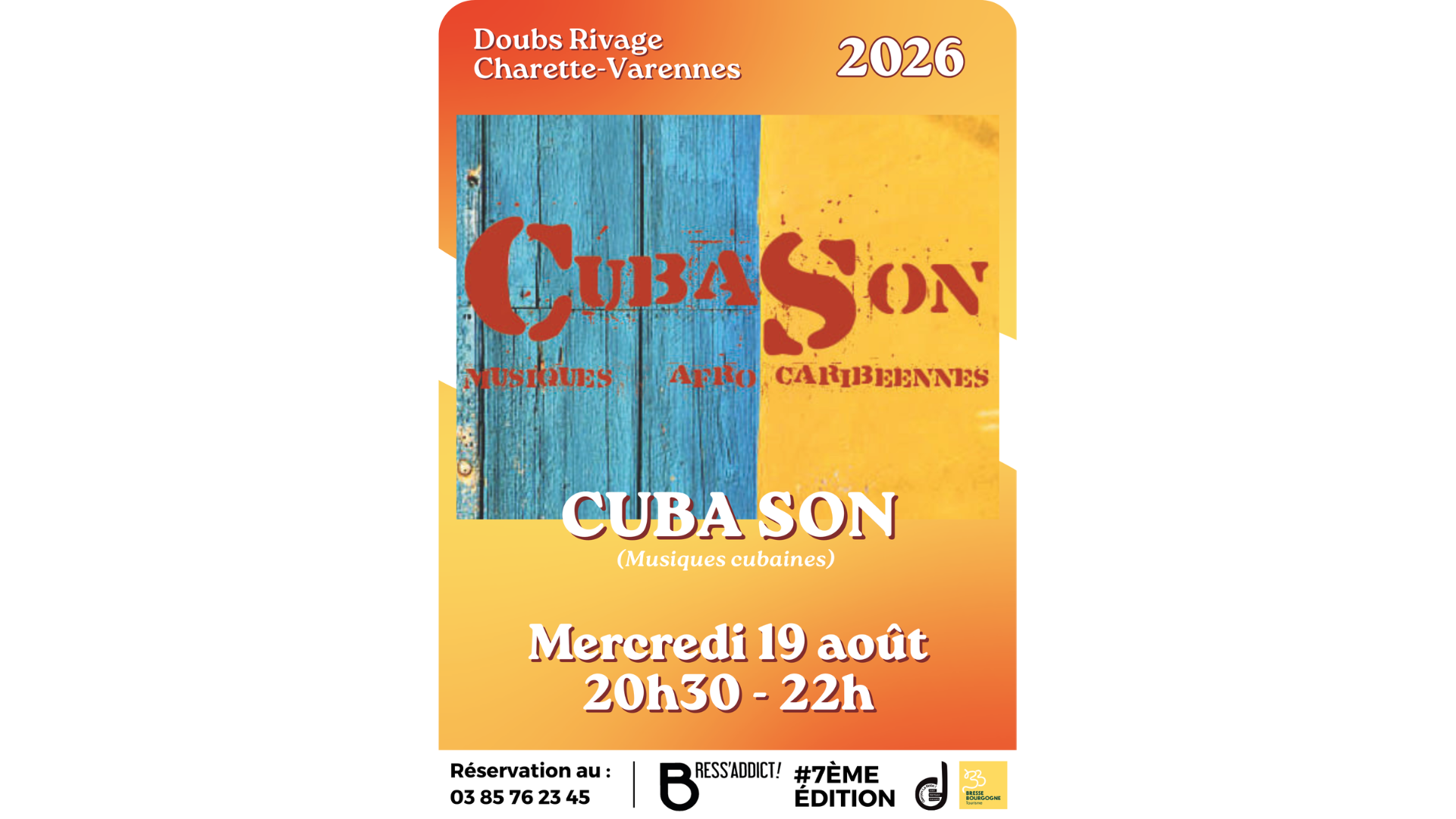 Garçon, la note : Cuba Son au Doubs Rivage