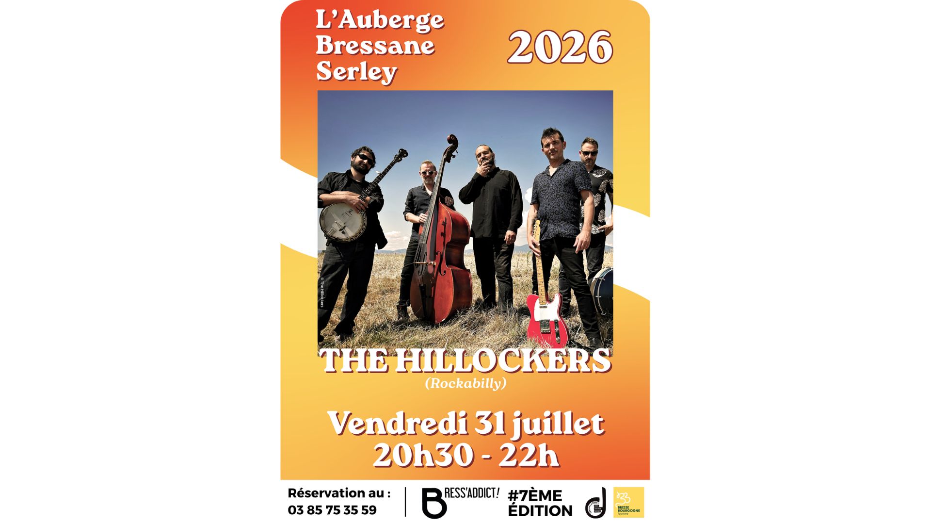 Garçon, la note : The Hillockers à l'Auberge Bressane