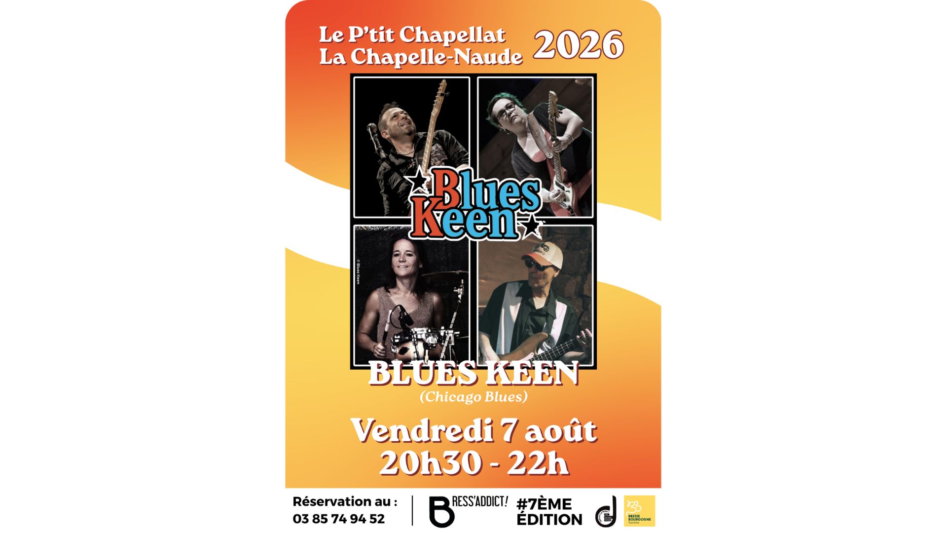 Garçon, la note : Blues Keen au P'tit Chapellat
