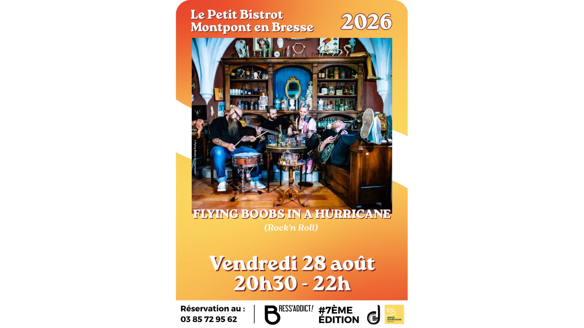 Garçon, la note : Flying Boobs in a Hurricane au Petit Bistrot