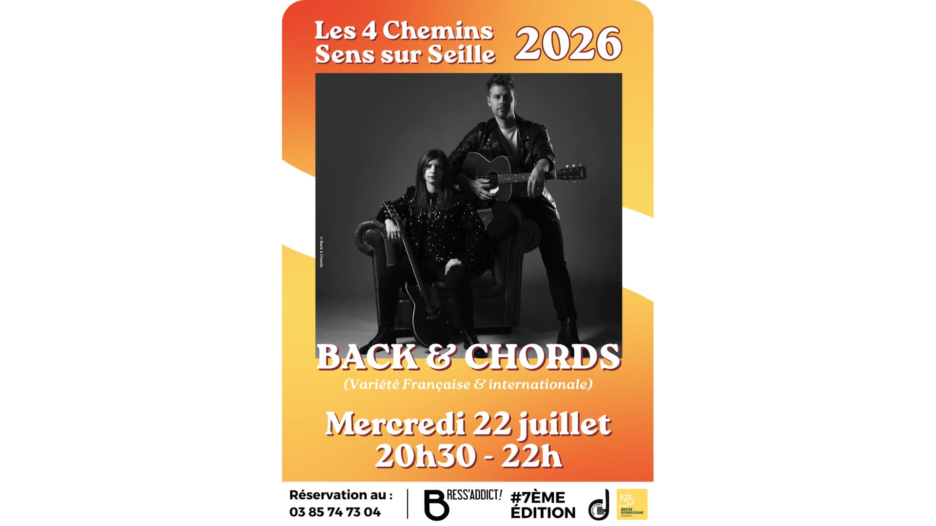 Garçon, la note : Back and Chords aux 4 Chemins