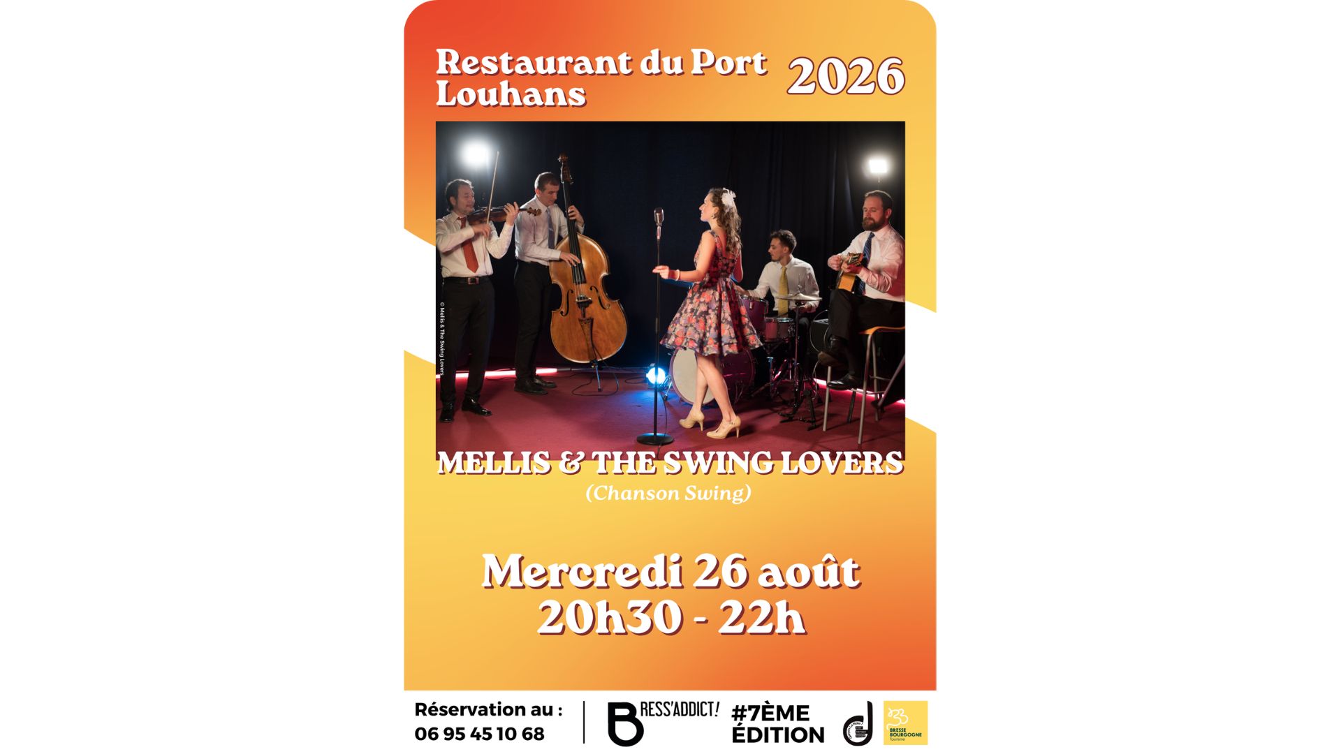 Garçon, la note : Mellis and the Swing Lovers au Restaurant du Port