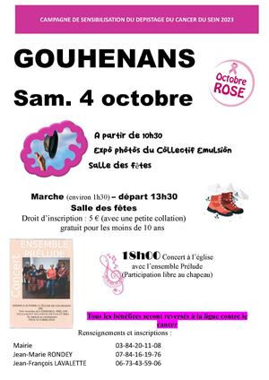 Octobre Rose à Gouhenans