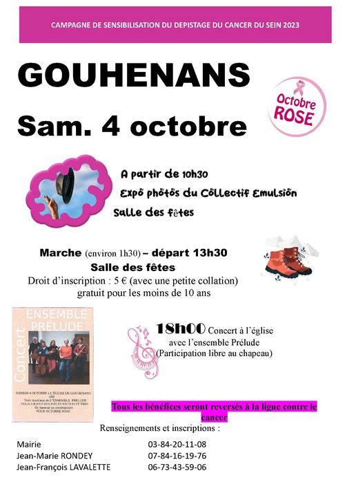 Octobre Rose à Gouhenans