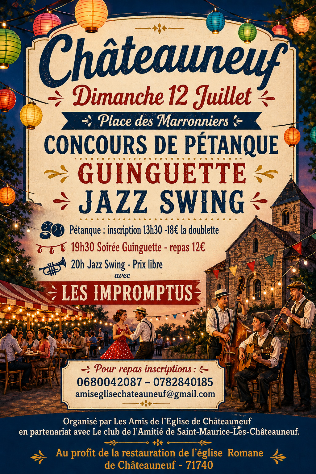 Concours de pétanque et guinguette