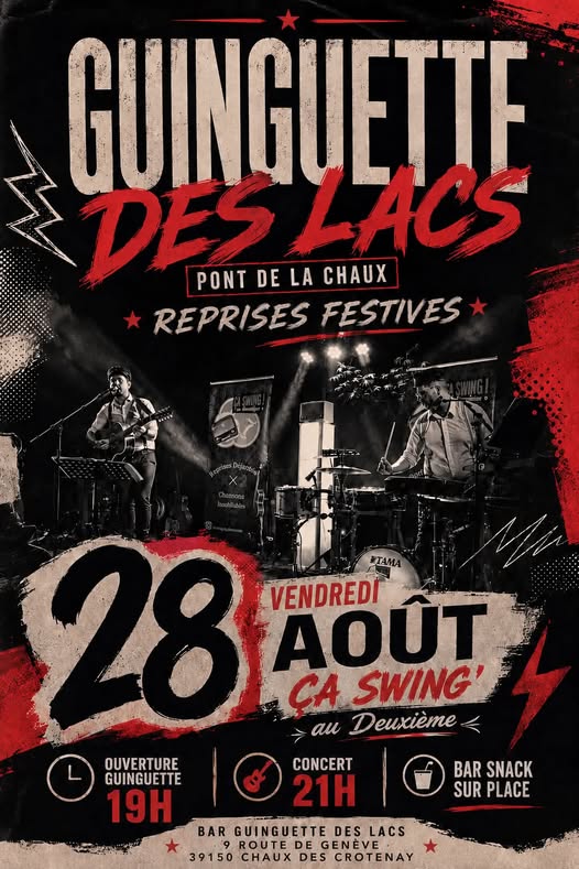 Concert de reprises festives « ça swingue au deuxième»