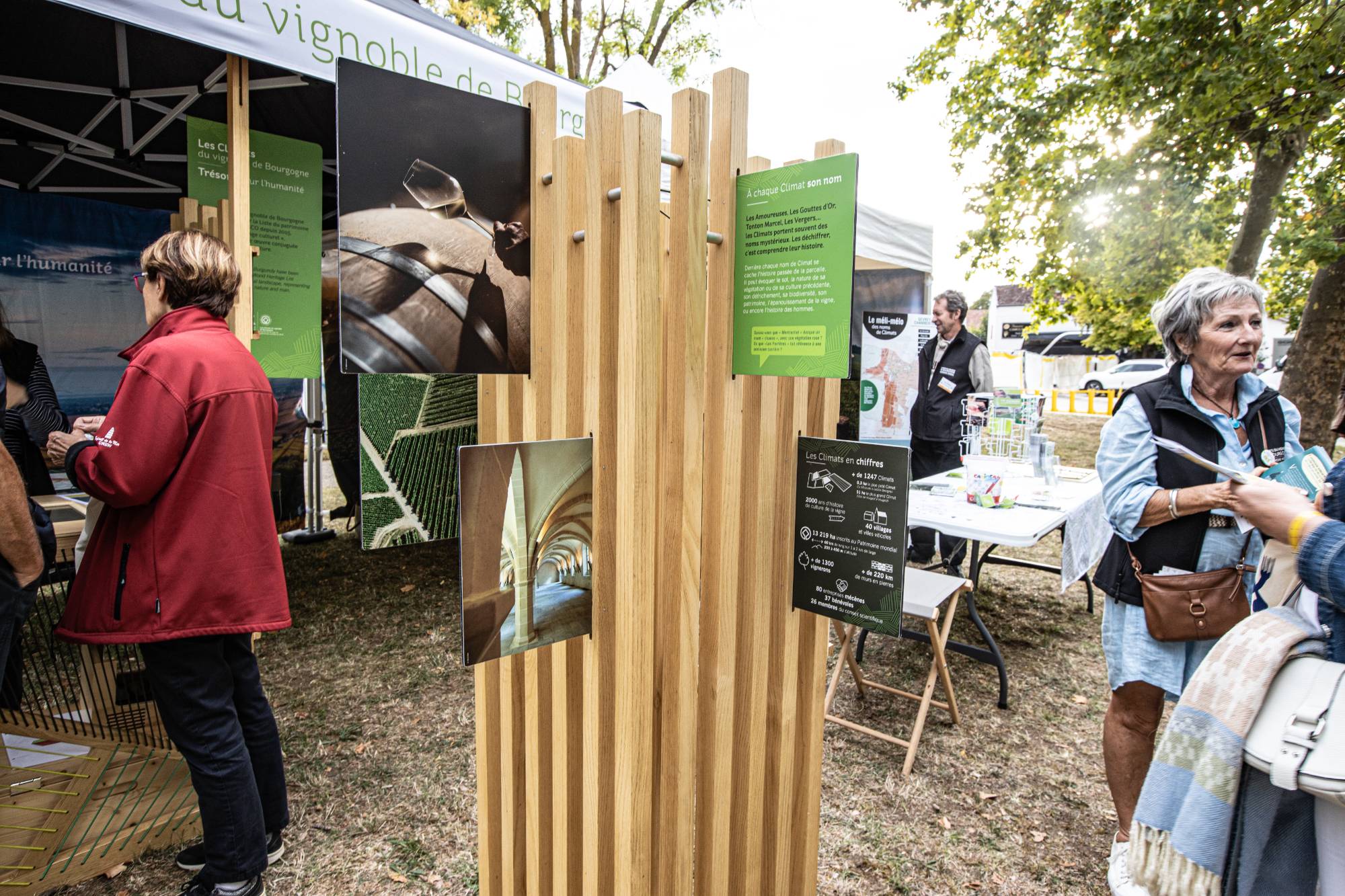 Le stand des climats