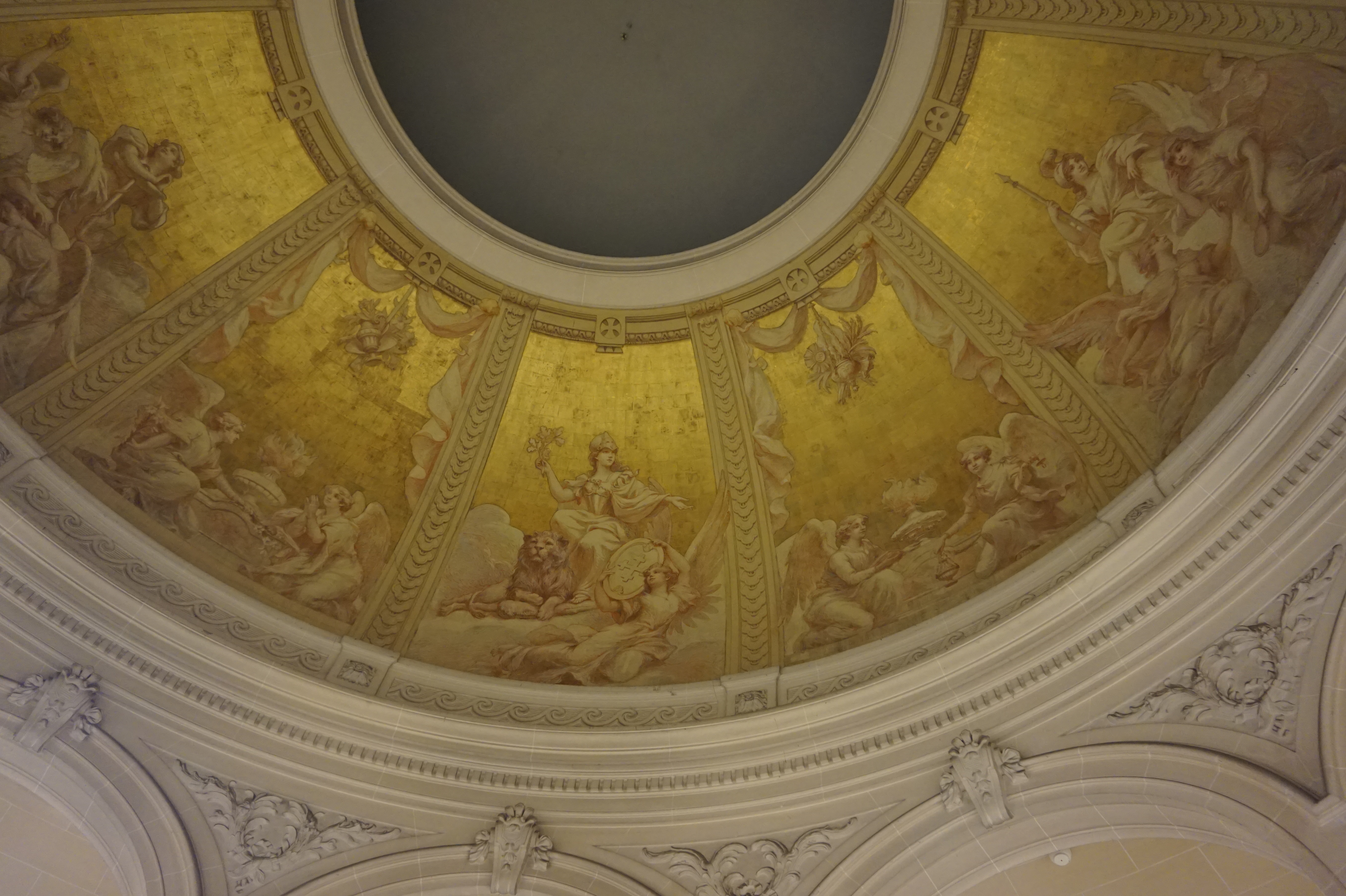 Voûte de l'ancienne chapelle du château de la Verrerie, Le Creusot