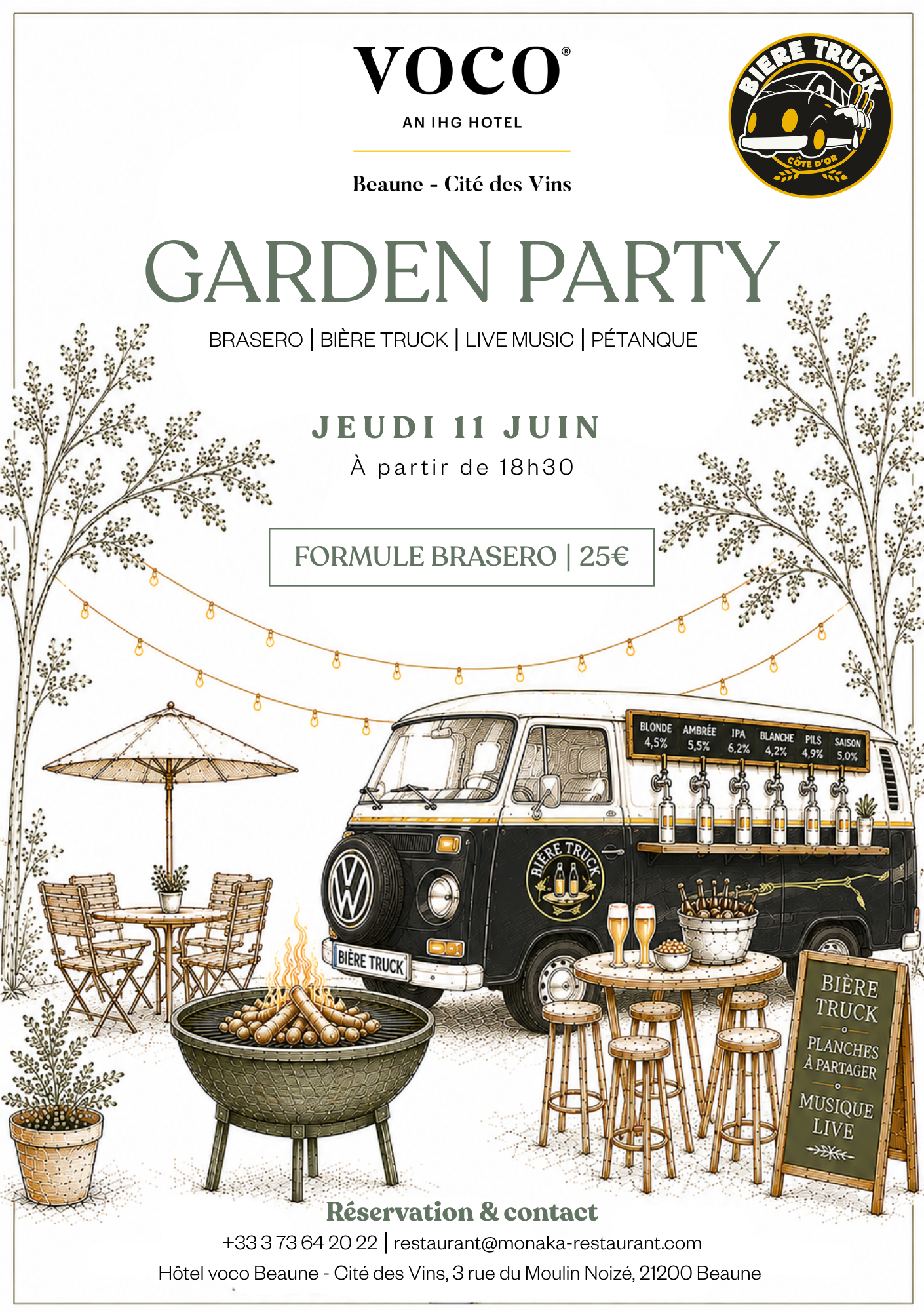 Garden Party à l'Hôtel voco Beaune - Cité des Vins