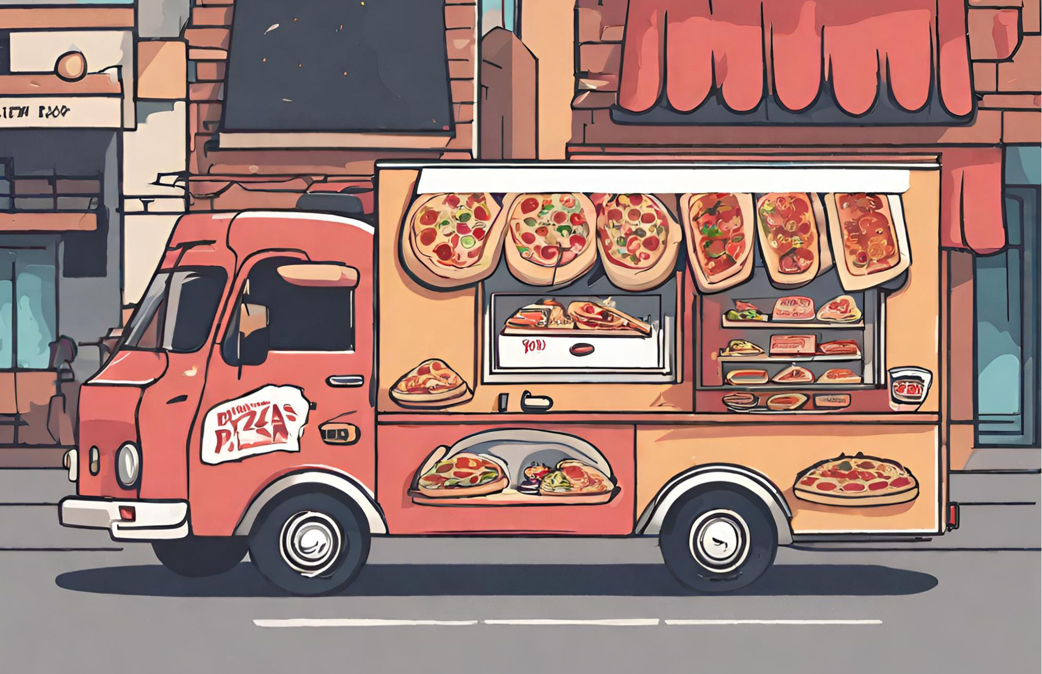 Camion pizzas "Le festival des pizzas"