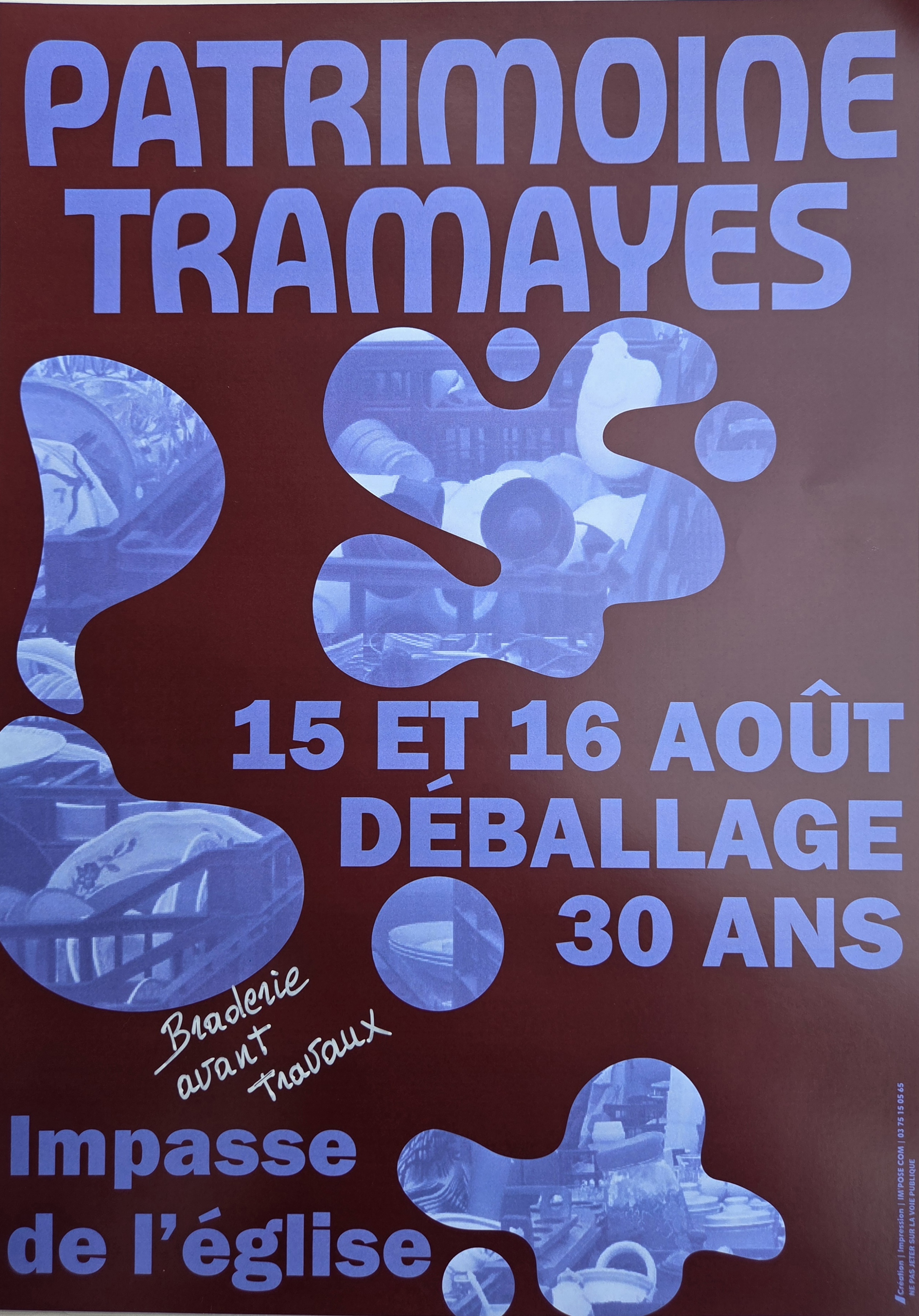 Grand déballage de l'association sauvegarde du patrimoine