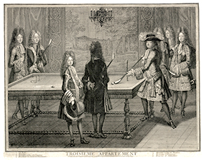 Gravure jeu d'appartement