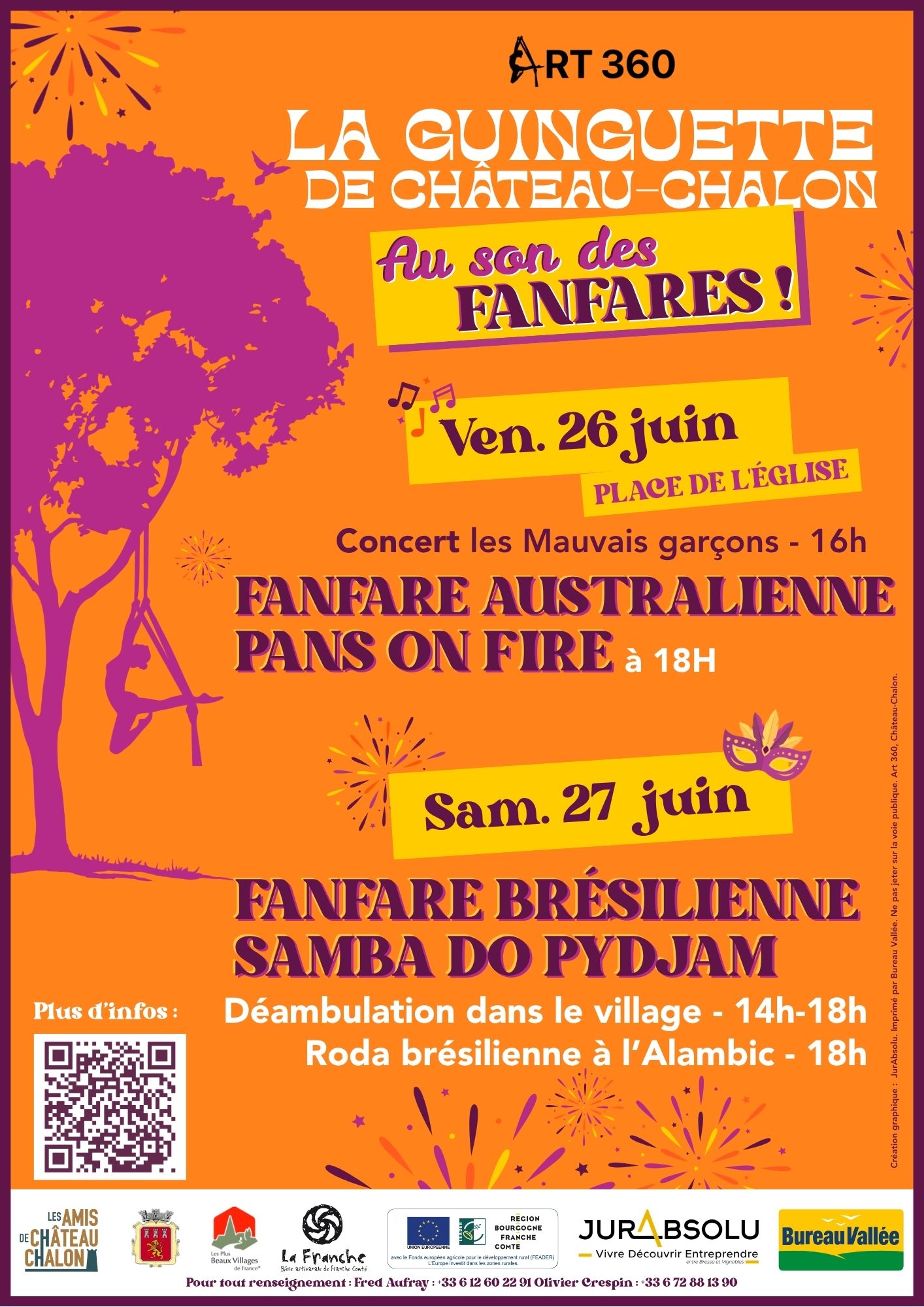 La Guinguette de Château-Chalon - Au son des fanfares !