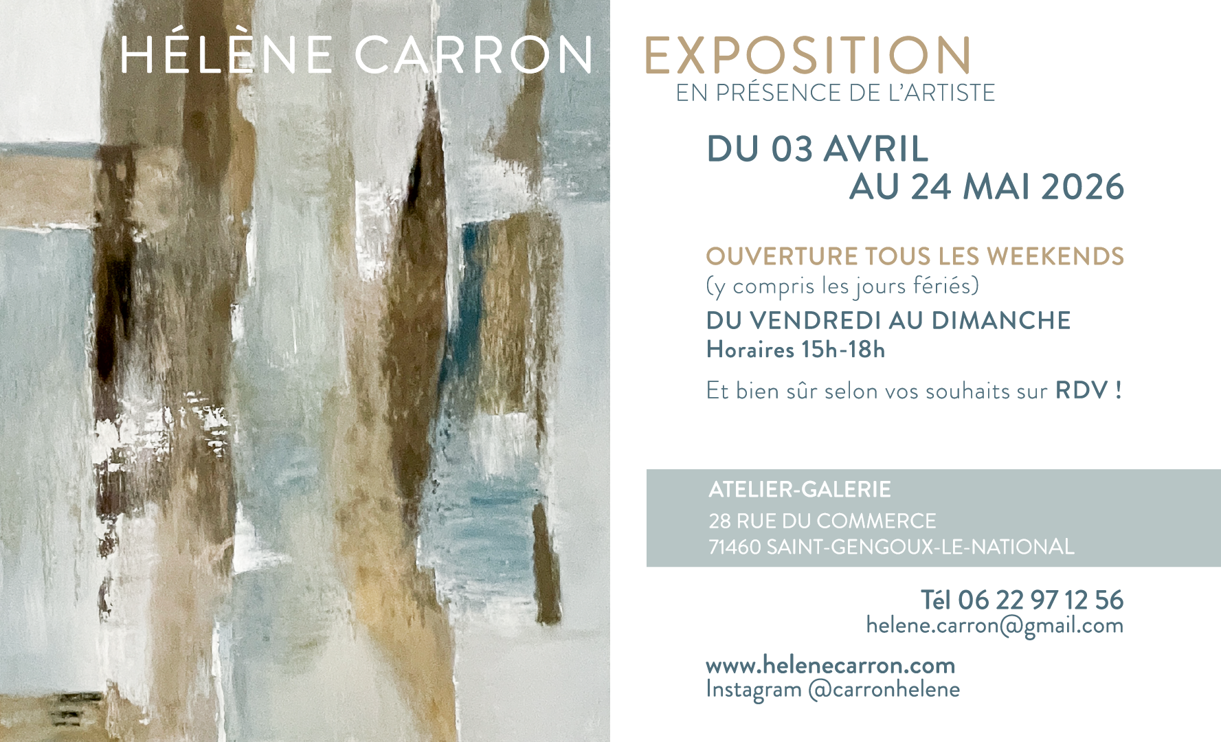 Exposition Peintures Hélène Carron