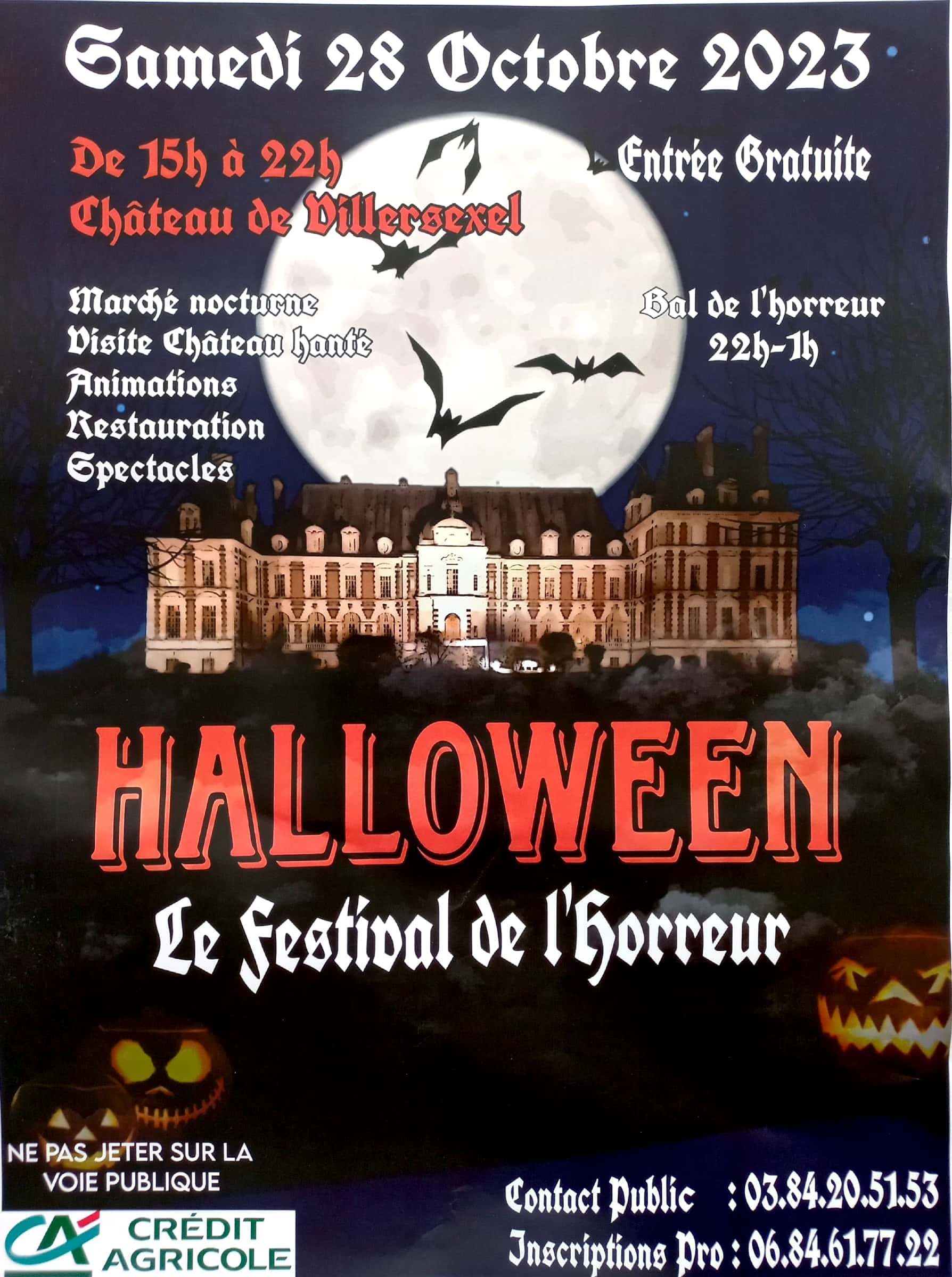 Halloween château Villersexel 28 octobre