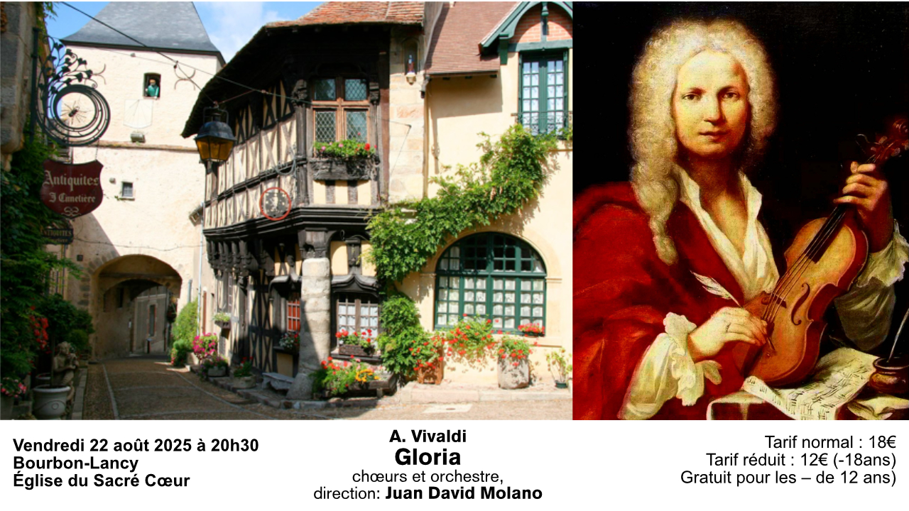 Concert Gloria de Vivaldi, Bourbon-Lancy