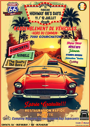 Rassemblement de véhicules hors du commun