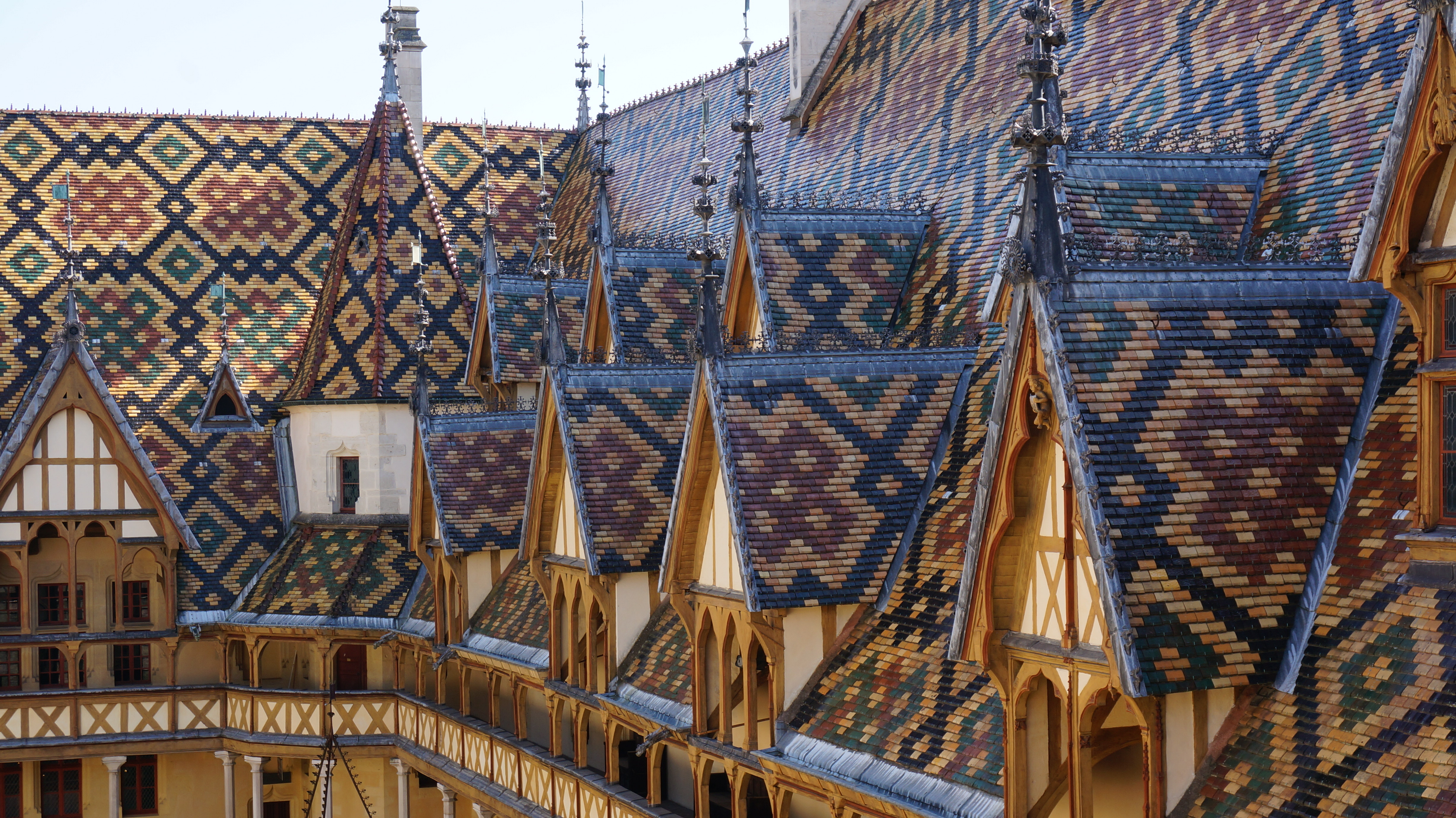Le toit de l'Hôtel-Dieu 