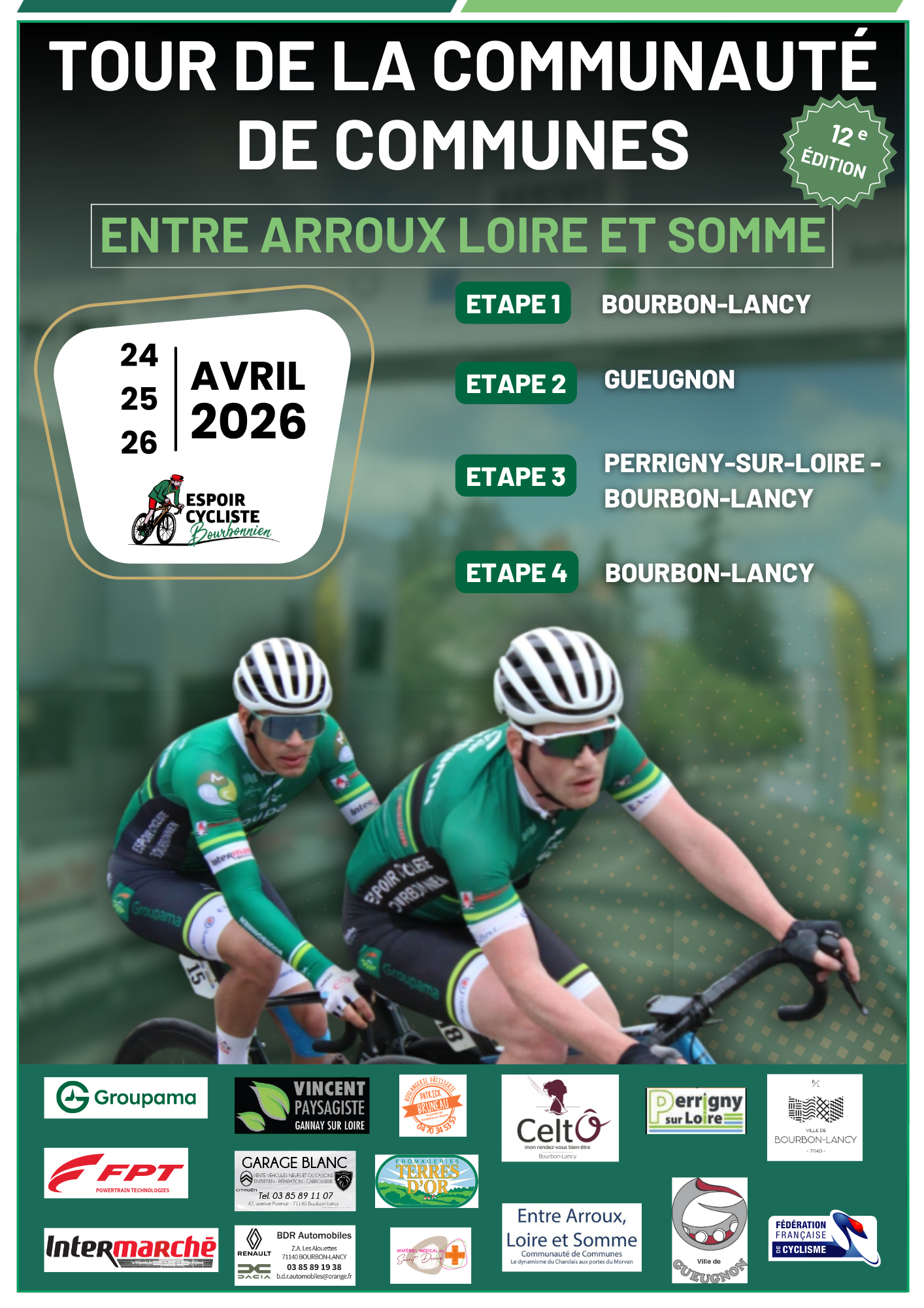Tour de la communauté de communes entre arroux loire et somme