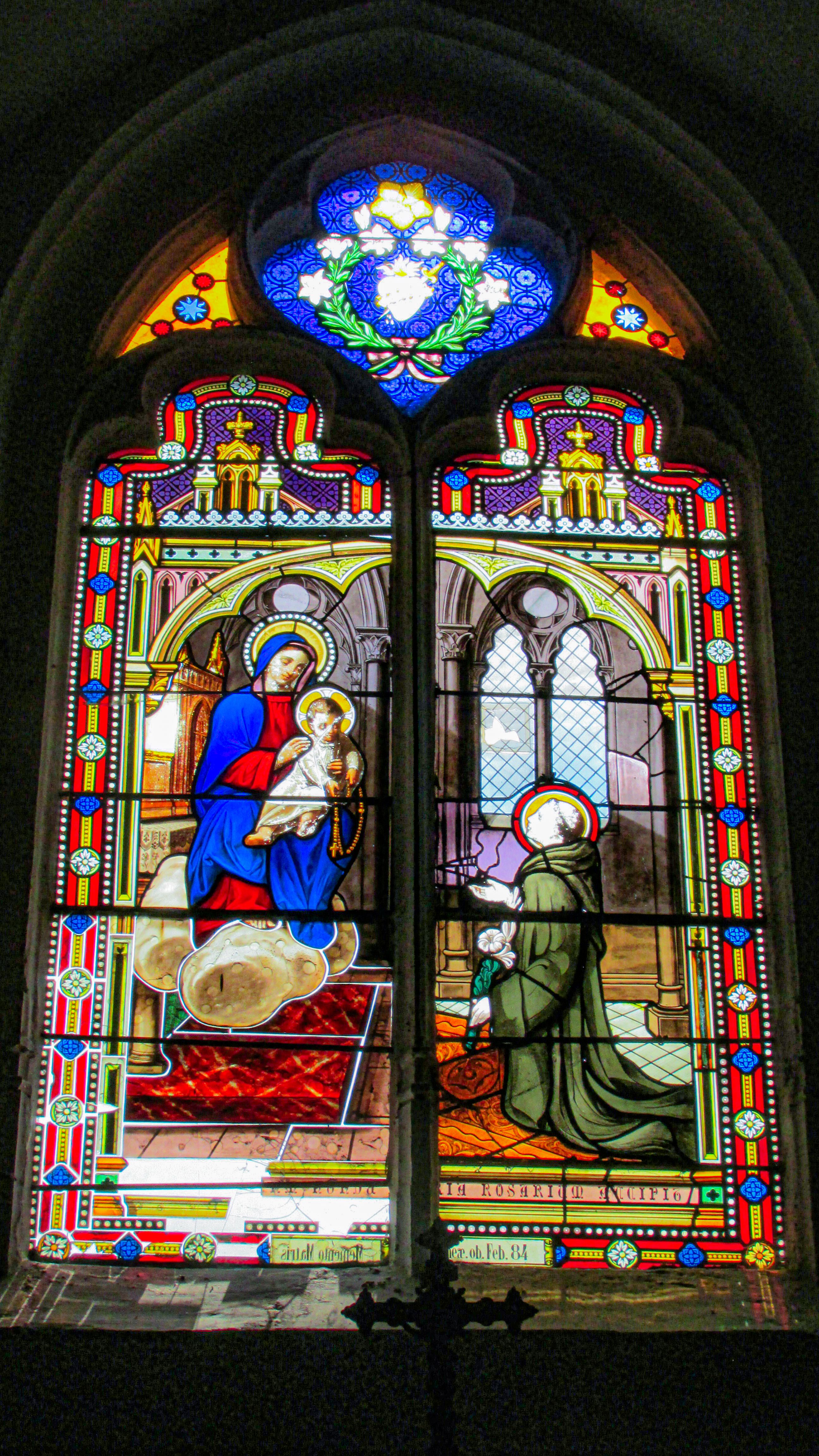 Vitrail - Église Saint-Mammès - Charmoy