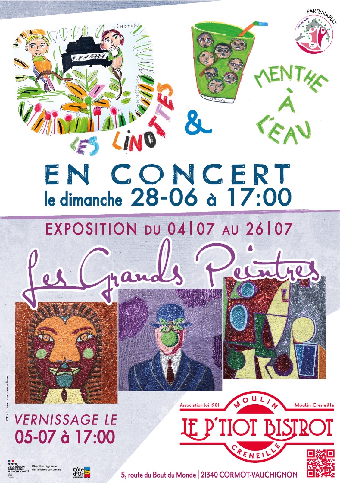 Menthe à l’Eau invite Les Linottes