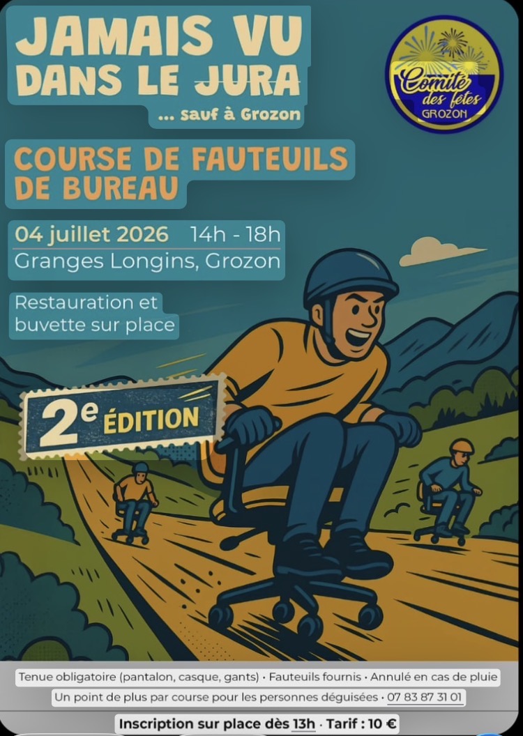 Course de fauteuils de bureau
