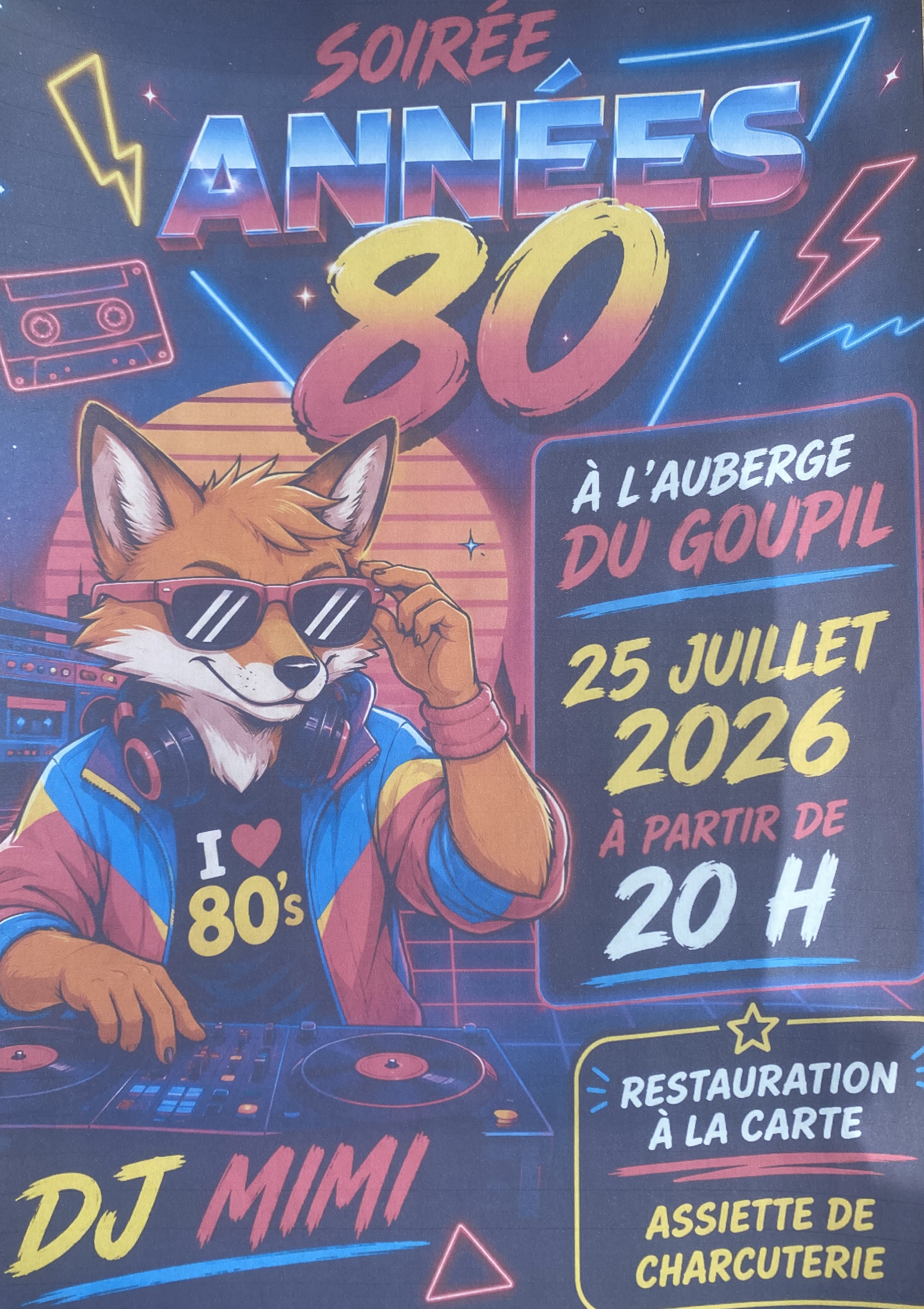 Soirée Années 80