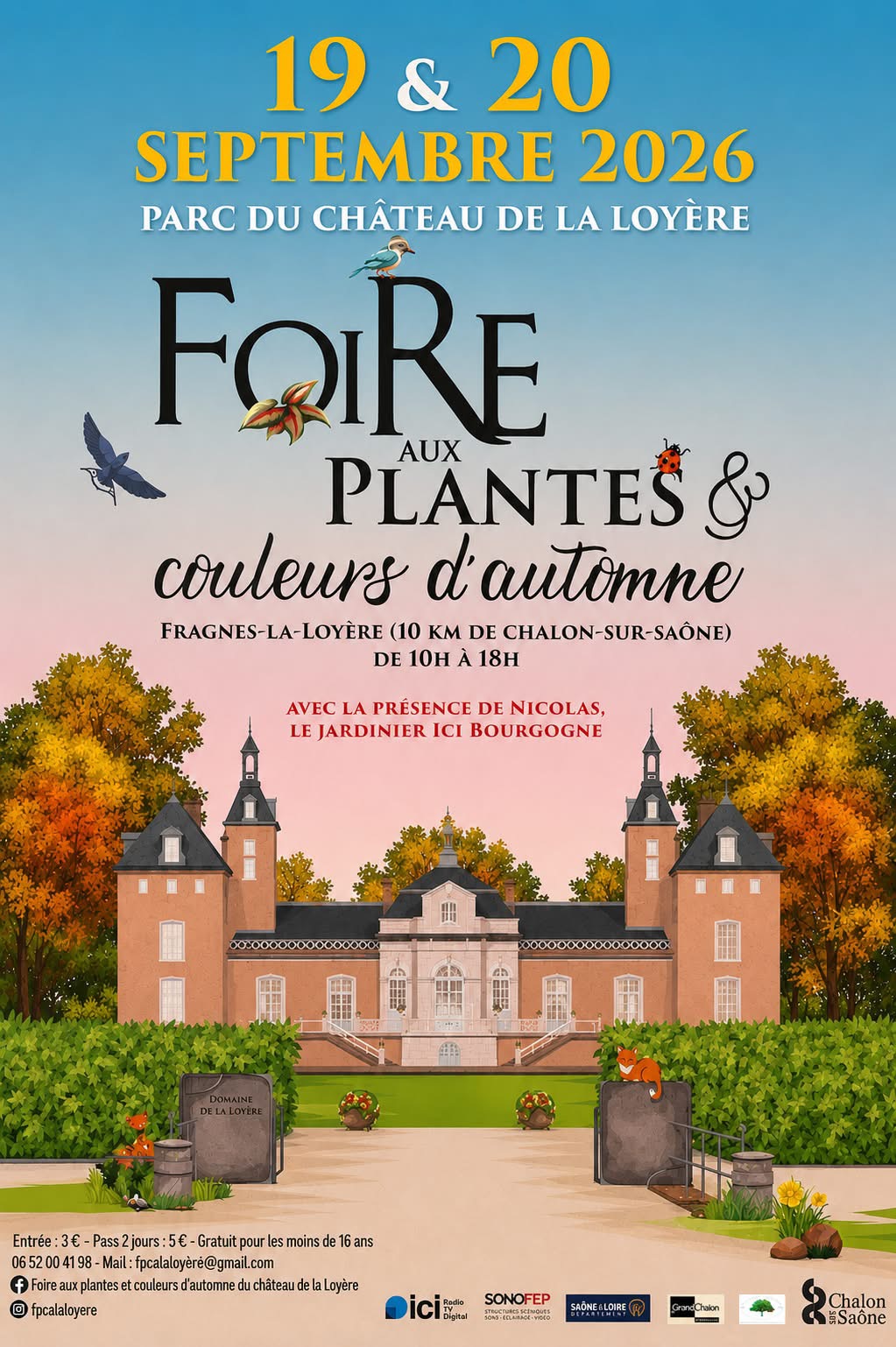 3e édition de la Foire aux Plantes au Château de La Loyère