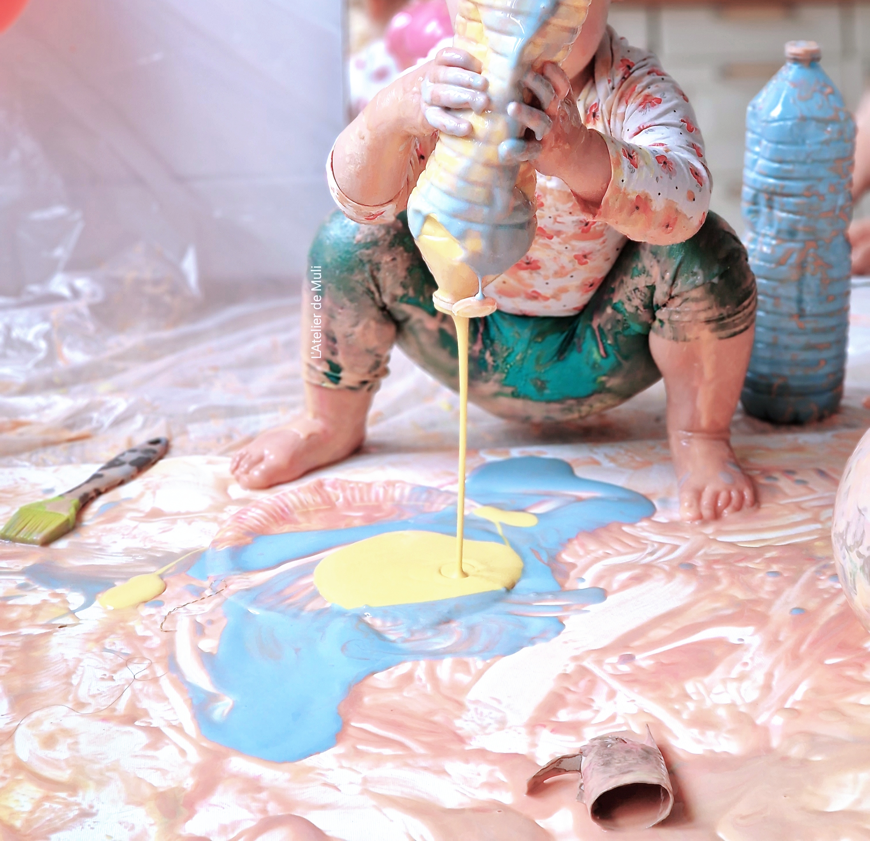 Atelier d'éveil artistique sensoriel bébé
