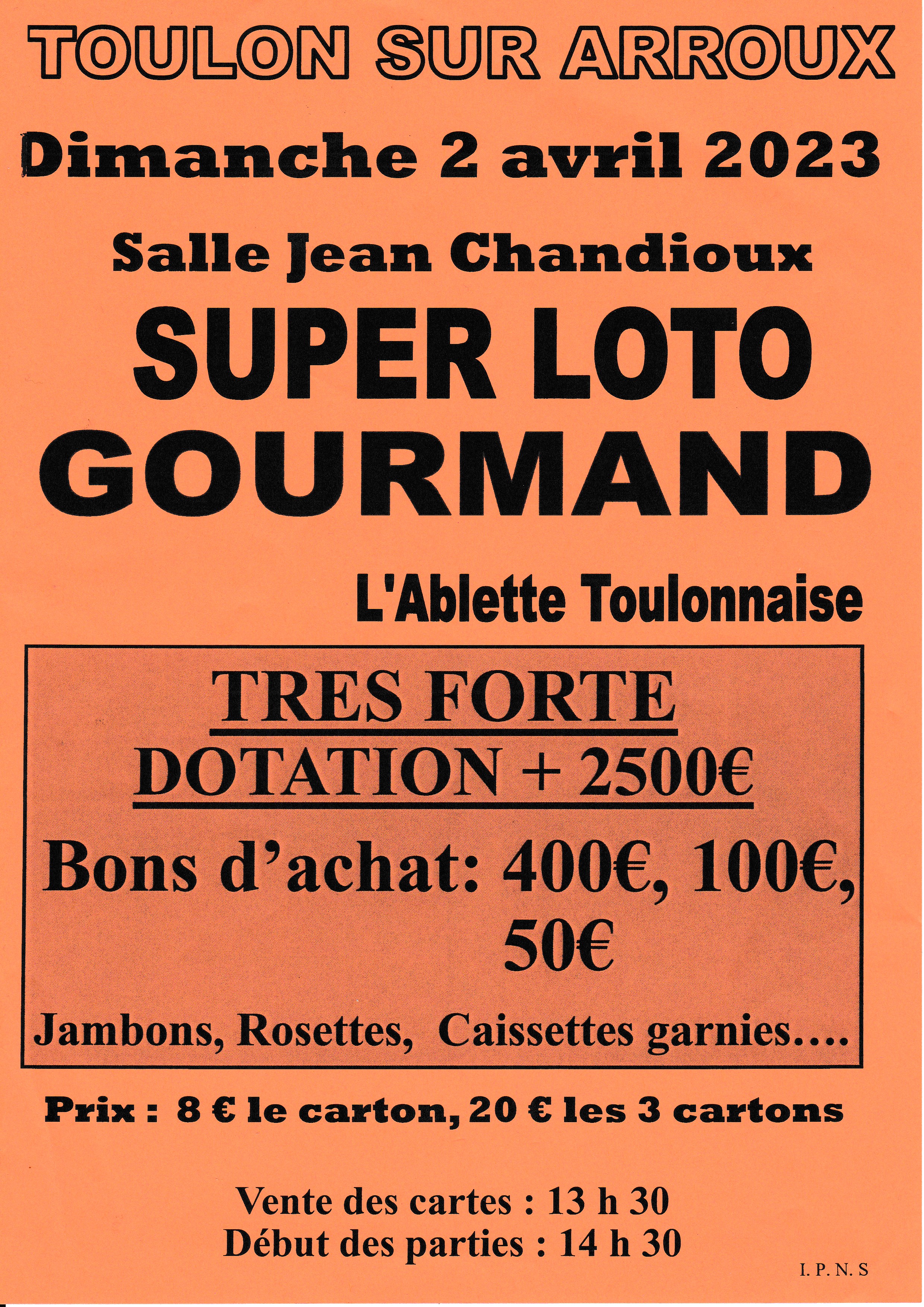 SUPER LOTO GOURMAND