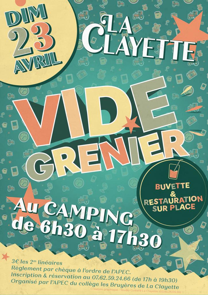 Affiche vide grenier