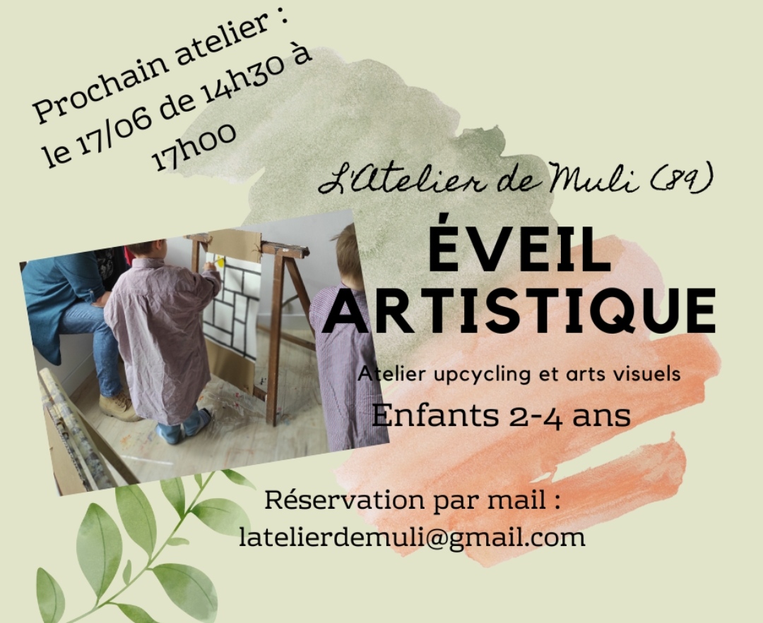 Atelier d'éveil artistique sensoriel 17/06