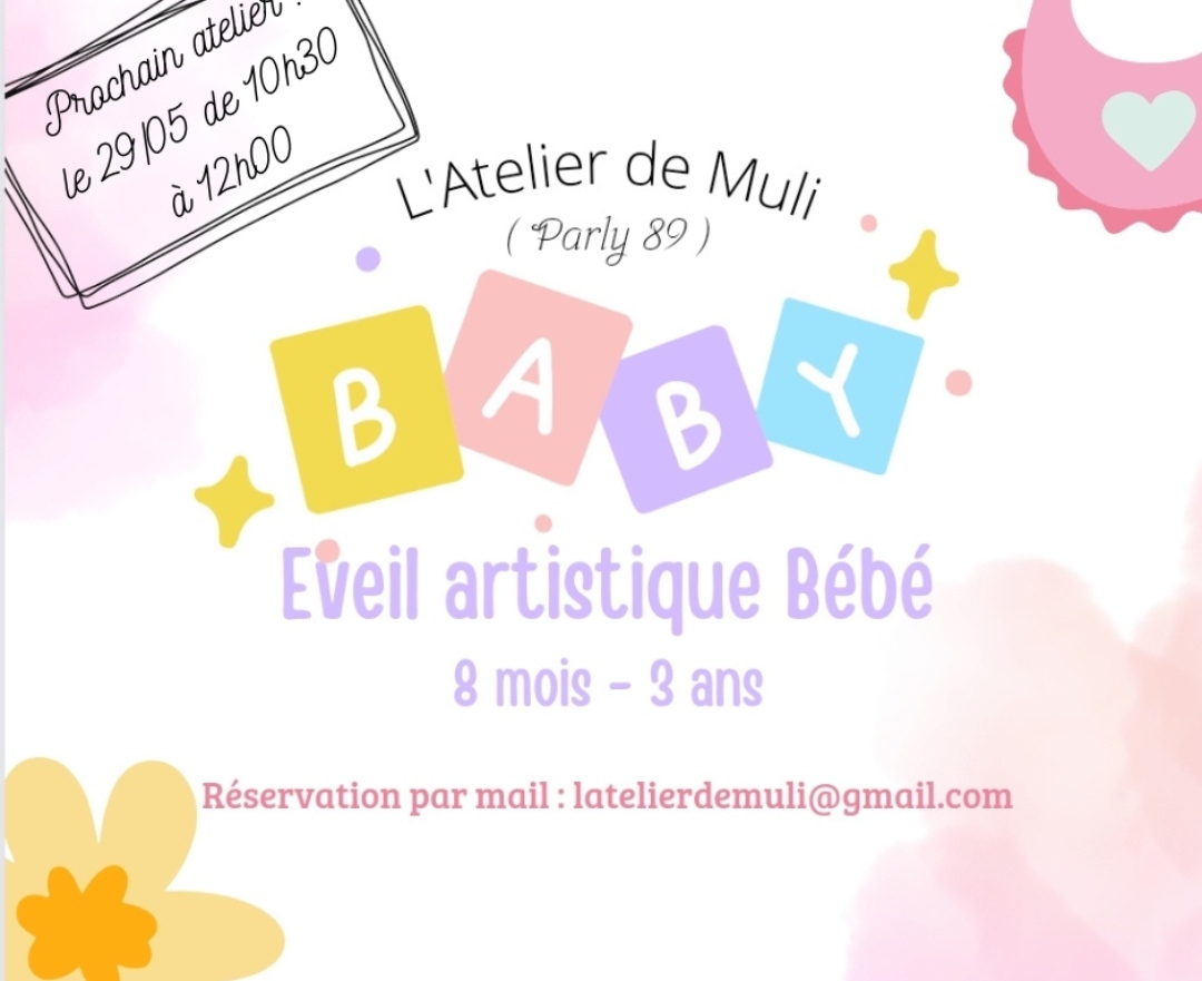 Atelier d'éveil artistique sensoriel bébé