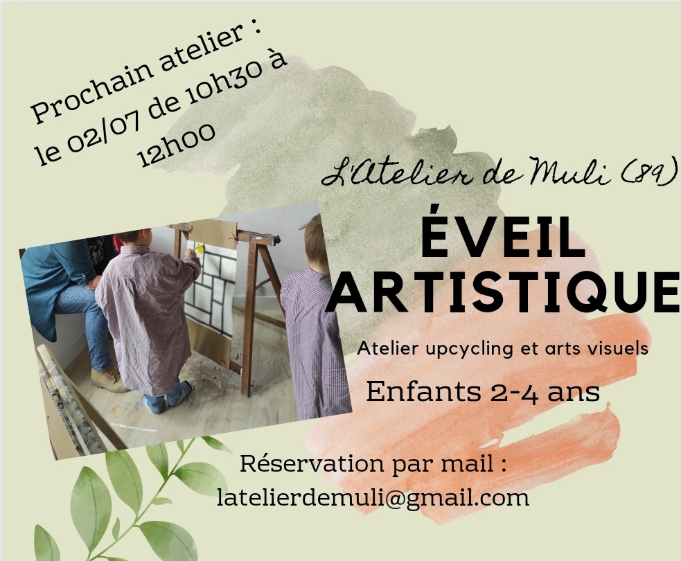 Atelier d'éveil artistique 2-4 ans