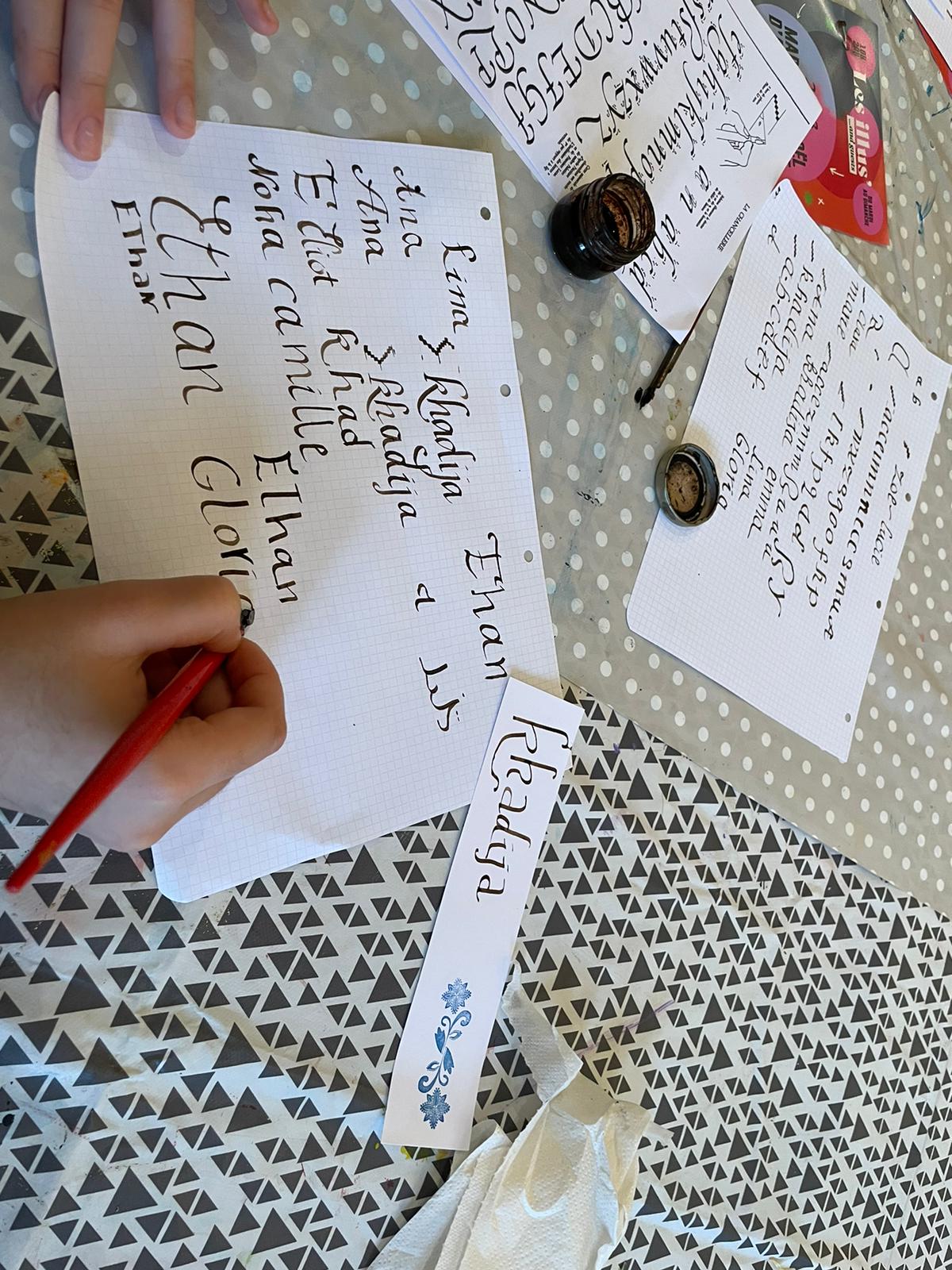 Atelier d'initiation à la calligraphie