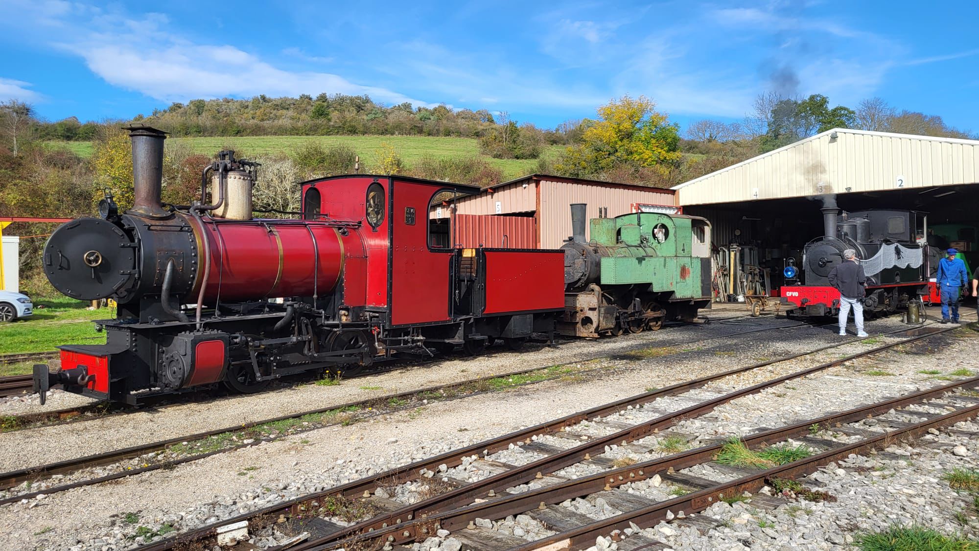locomotive Chemin de fer de la Vallée de l'Ouche