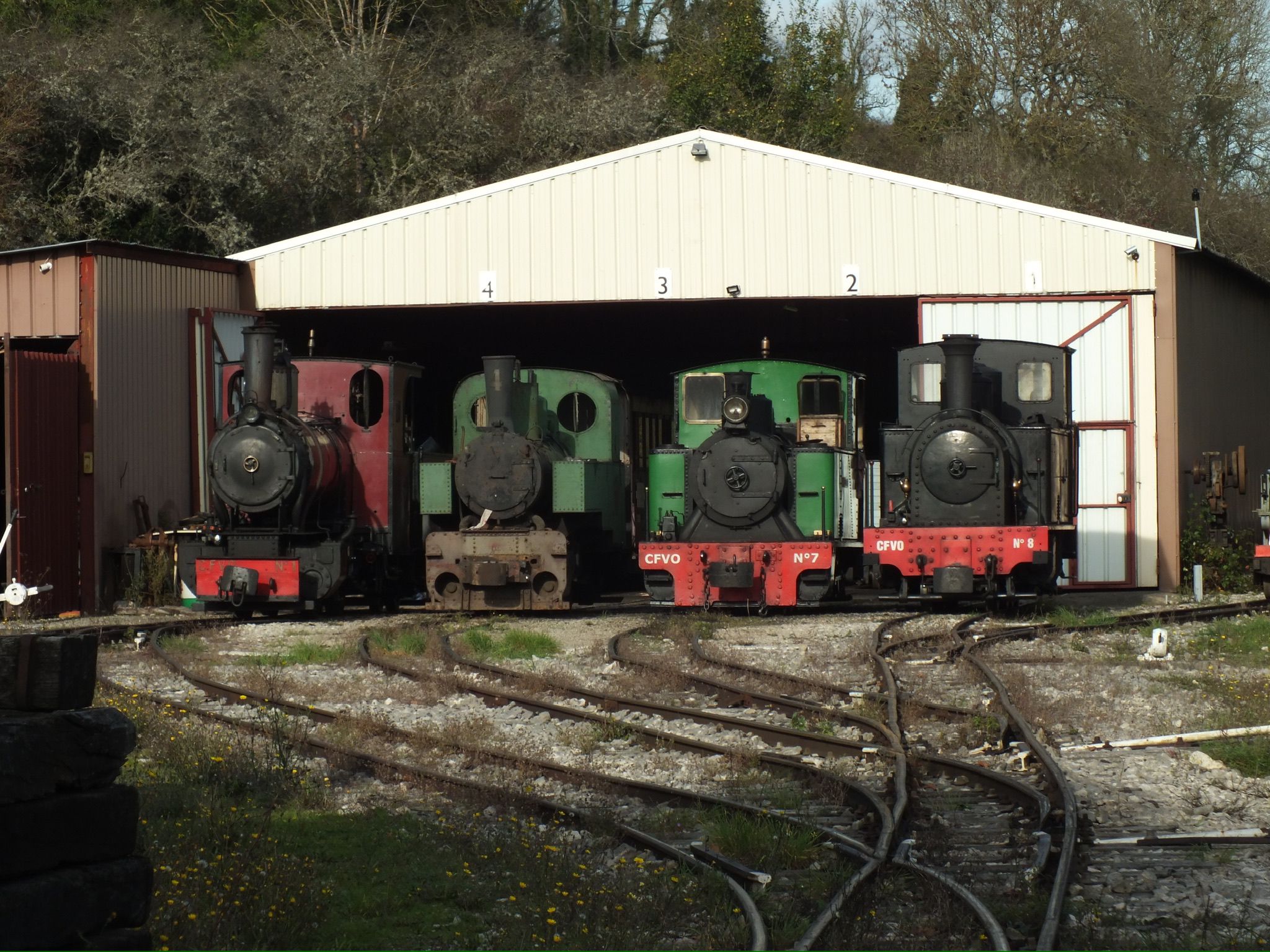 locomotive Chemin de fer de la Vallée de l'Ouche