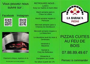 Food-truck La Barak'a pizzas