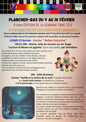 9ème Semaine sans télé à Plancher-Bas