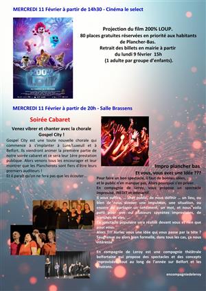 9ème Semaine sans télé à Plancher-Bas