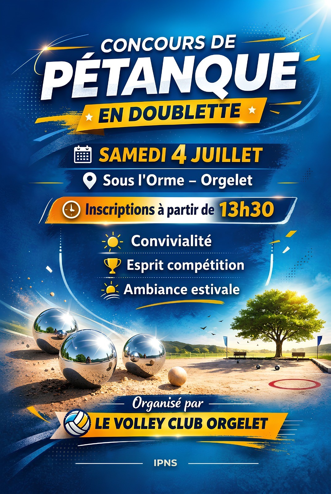 Concours de pétanque