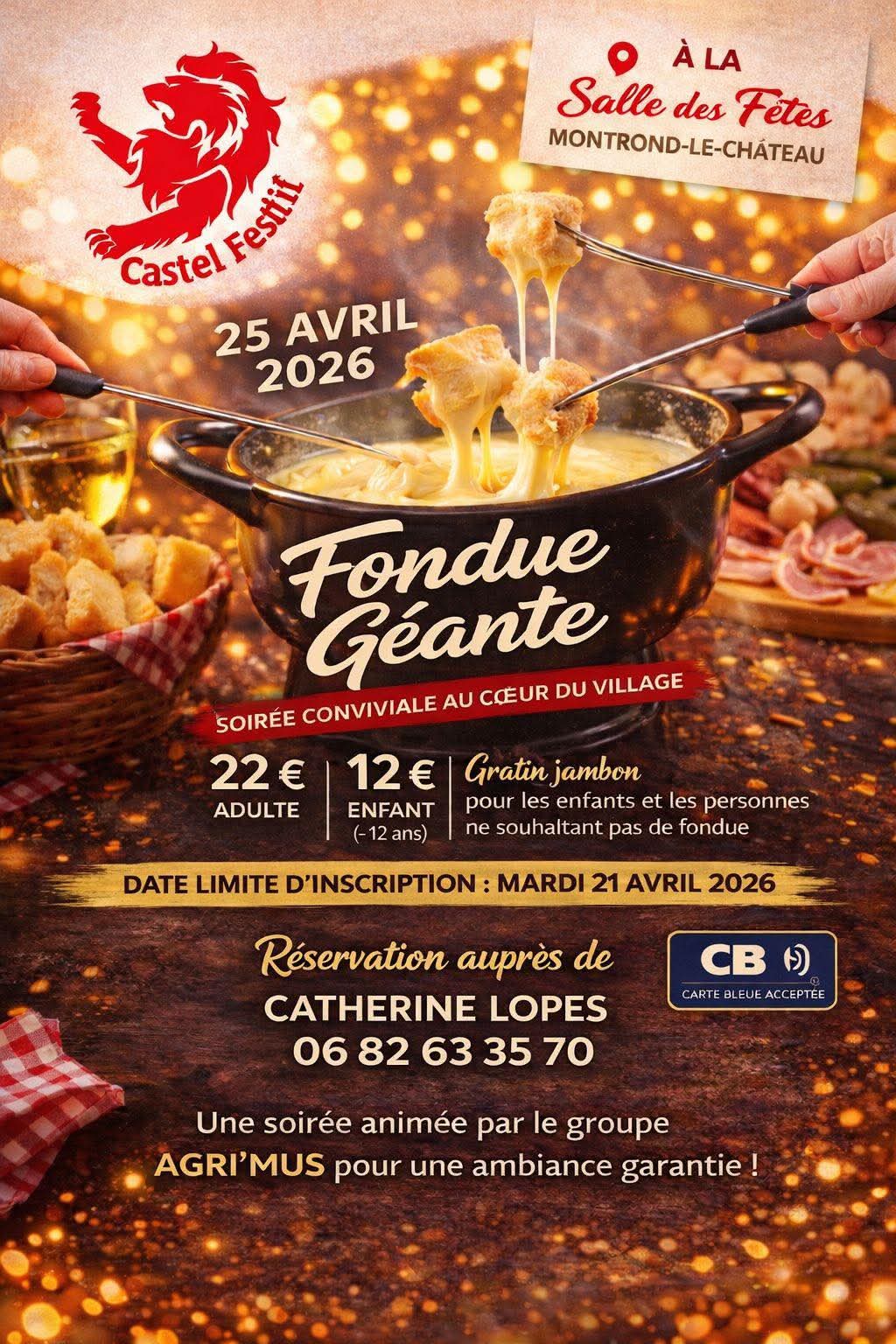 Fondue Géante — visuel événement