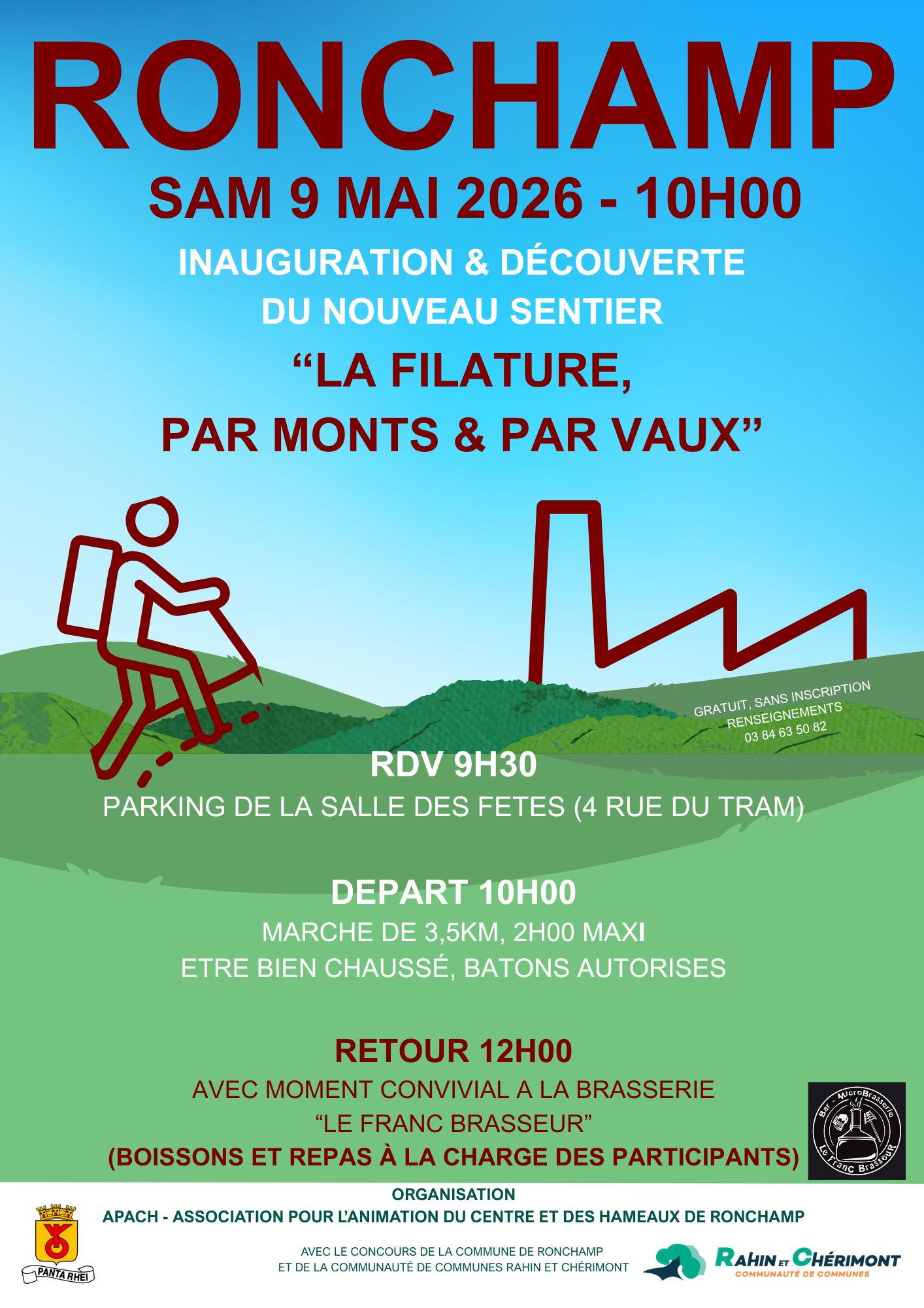 Inauguration du sentier de La Filature