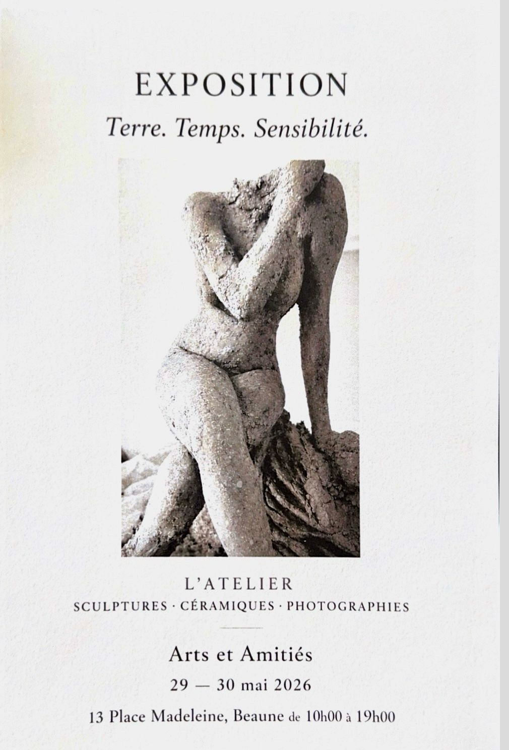 Exposition - Terre. Temps. Sensibilité.