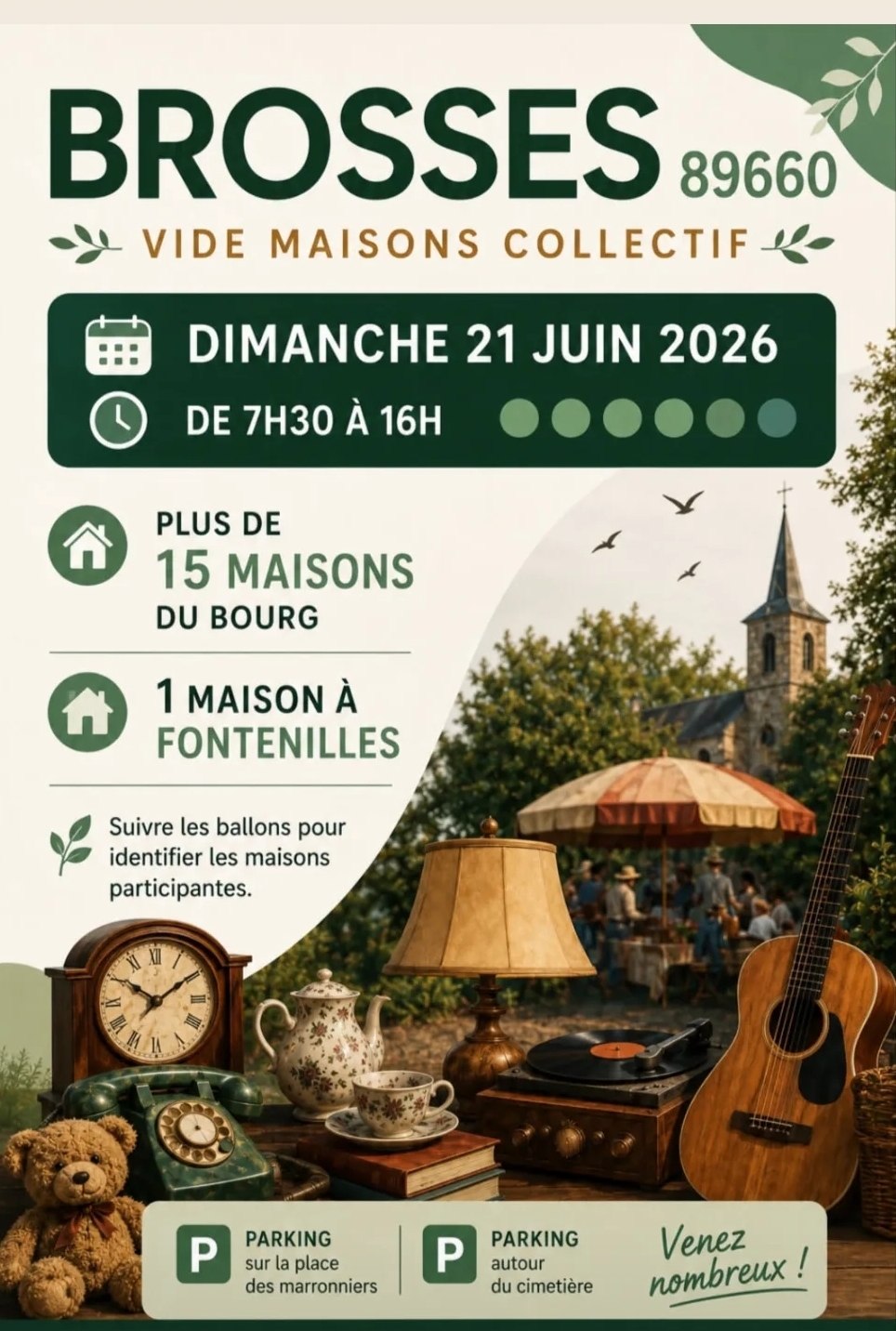 Brosses vide maisons collectif