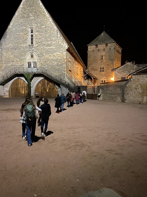 Visite nocturne à l'abbaye de Cluny 